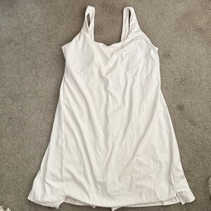 Old Navy Active White Dress with built in shorts and bra